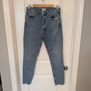 Agolde Blue High-Waisted Jeans